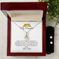 HAPPY BITYHDAY My Daughter-Alluring Beauty Necklace and Cubic Zirconia Earring Set