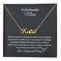 To My Beautiful Mom-U are Special-Personalized Name Necklace