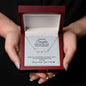 DEAREST DAUGHTER-Cheers to your Graduation-Signature Style Name Necklace!