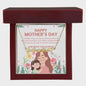 Happy Mother's Day- You're Unique-Heart Name Necklace