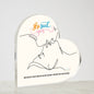She Say Yes -My Special Lady - Printed Heart Shaped Acrylic Plaque ❤️