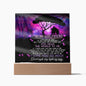To My Girlfriend I May Not Be Able To Tell You This -Square Acrylic Plaque
