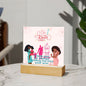 # 1. MOM -Thank For Your Embrace-Square Acrylic Plaque! π