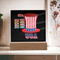 HAT FLAG COLOR-I LOVE NEW YORK-Square Acrylic Plaque! π