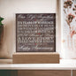 Our Life Together-Square Acrylic Plaque