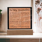 To My Soulmate Years of -Square Acrylic Plaque