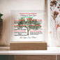 Gift The Six Laws of Wealth-Square Acrylic Plaque!