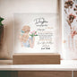 To My Daughter-Believe in Yourself-Square Acrylic Plaque Love from Dad ❤️