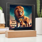 I Love You Always Dad-Square Acrylic Plaque