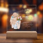 To My Daughter Never Forget-Square Acrylic Plaque-Fr. Love DAD