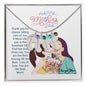 Happy Mother's Day-You're Unique- Custom Baby Feet Necklace with Birthstone💕
