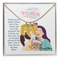Happy Mother's Day-You're Unique- Custom Baby Feet Necklace with Birthstone💕