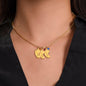 # 1. MOM -Beautiful Bond-Baby Feet Necklace with Birthstone❤️
