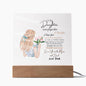 To My Daughter-Believe in Yourself-Square Acrylic Plaque Love from Dad ❤️