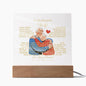 To My Wife| But I Just Want To |Acrylic Square Plaque