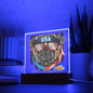 USA DOG-OUCH-DOG LOVER-Square Acrylic Plaque! π