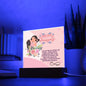MOM You Are Amazing -Thank You-Square Acrylic Plaque💕-Spanish