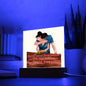 To My Soulmate- Cook - Printed Shaped Acrylic Plaque π