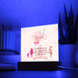 # 1 MOM -Thank You-Square Acrylic Plaque! ❤️