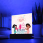# 1. MOM -Thank For Your Embrace-Square Acrylic Plaque! π