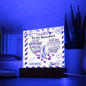 To My Soulmate I May Never Find Words-Square Acrylic Plaque