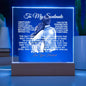 To My Soulmate | Your Last Everything |Acrylic Square Plaque