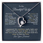 To My Beautiful Wife| Meeting You Was |Forever Love Necklace