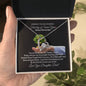 My Daughter First Day of Senior Year Gift-Forever Love Heart Necklace