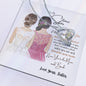 To My Bonus Sister| Never Forget |Forever Love Necklace