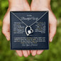 To My Beautiful Wife| Meeting You Was |Forever Love Necklace