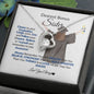 Dearest Bonus Sister-Cheers to Your Graduation-Forever Love Necklace