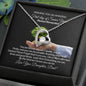 My Daughter First Day of Senior Year Gift-Forever Love Heart Necklace