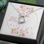 To My Wonderful Daughter -Love Dad-Forever Love Necklace ❤️