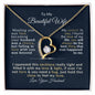 To My Beautiful Wife| Meeting You Was |Forever Love Necklace