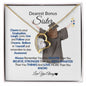 Dearest Bonus Sister-Cheers to Your Graduation-Forever Love Necklace
