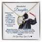 WONDERFUL DAUGHTER CHEERS TO YOUR GRADUATION-Proud -Forever Necklace💕