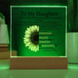 To My Daughter| The Best By Far| Acrylic Plaque