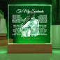 To My Soulmate | Your Last Everything |Acrylic Square Plaque