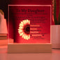 To My Daughter| The Best By Far| Acrylic Plaque