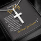 To My Loving Daddy-U are Love-Faith Cross Necklace❤️