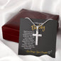 To My Loving Daddy-U are Love-Faith Cross Necklace❤️