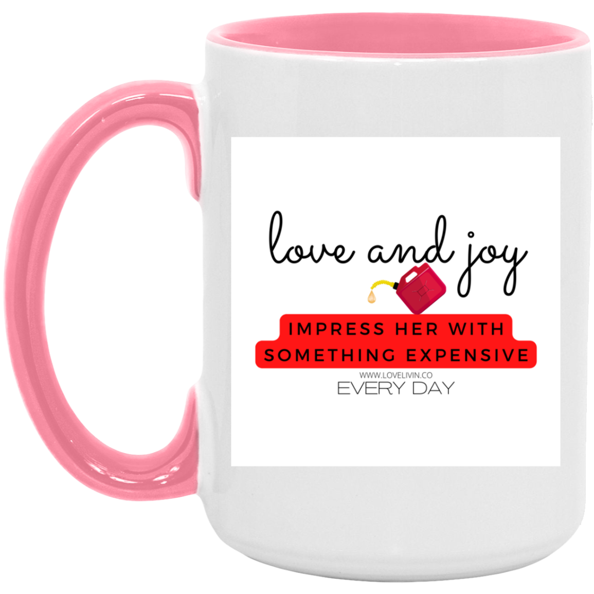 IMPRESS HER WITH GAS 15oz. Accent Mug