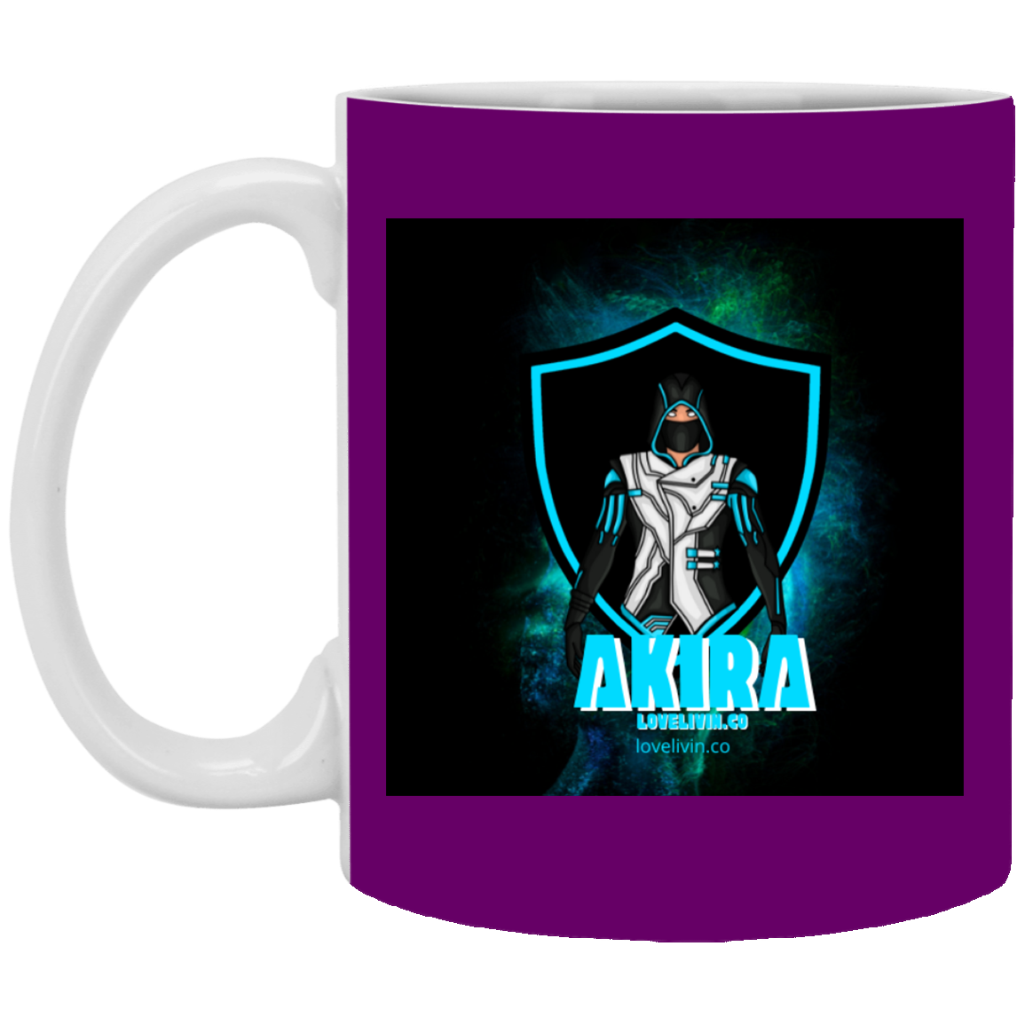AKIRA WORRIER CUP 11 oz. White Mug