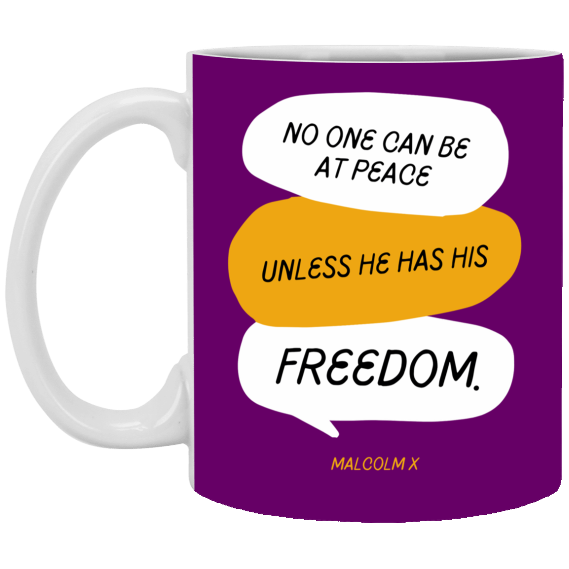 Freedom 11 oz. White - Mix Color Mug