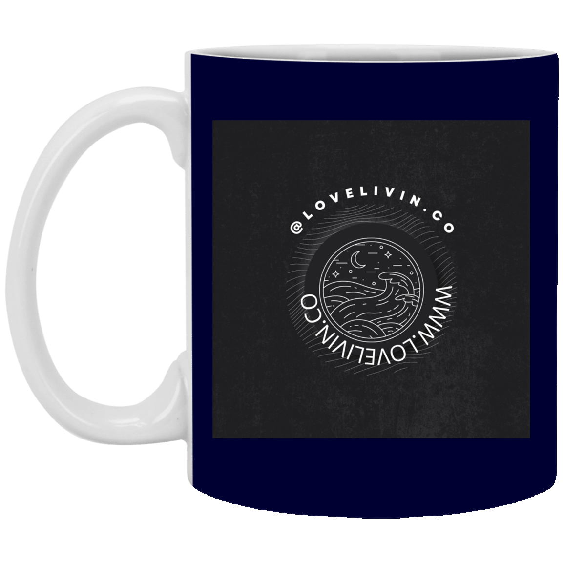 Independence day. LOVELIVIN- 11 oz. White Mug
