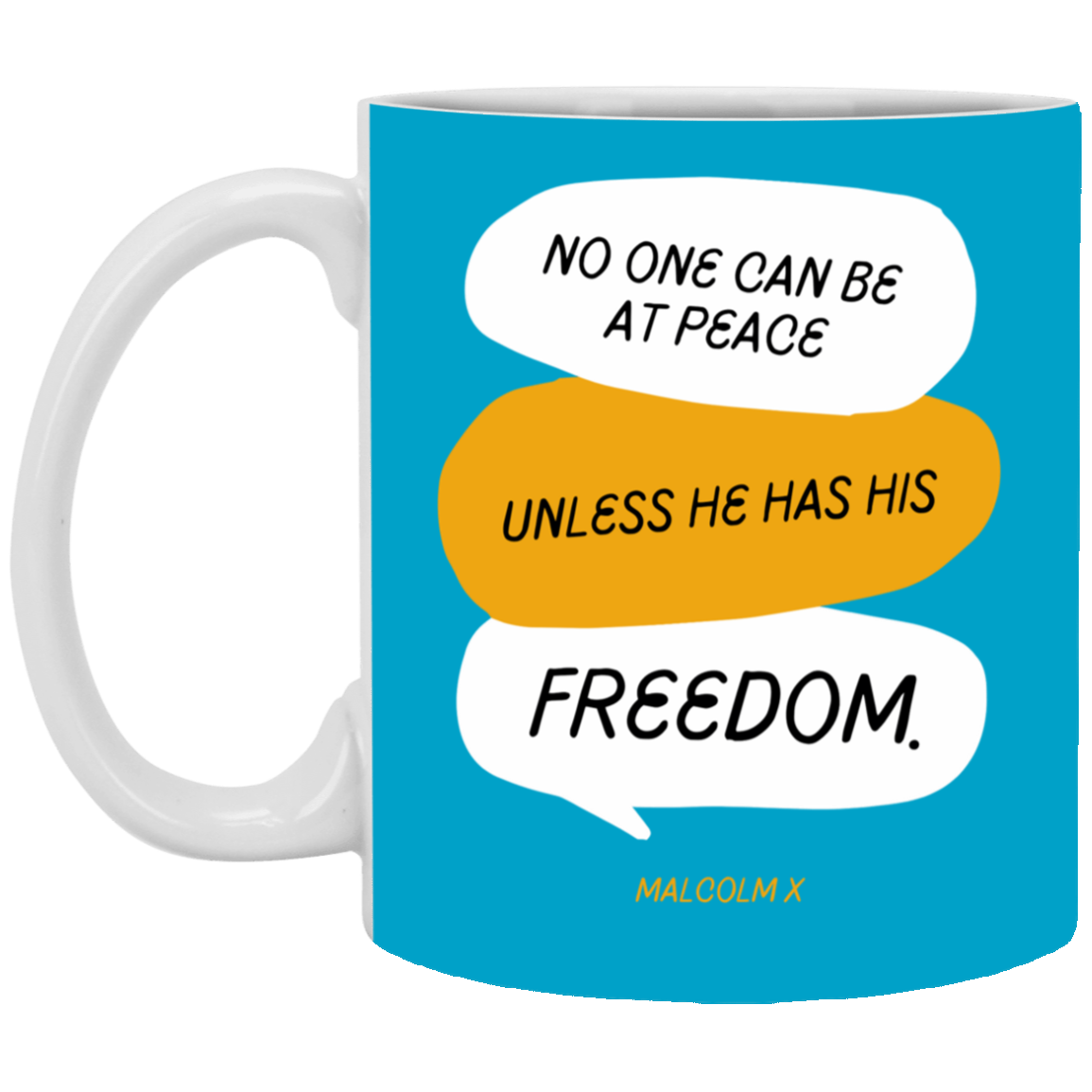 Freedom 11 oz. White - Mix Color Mug
