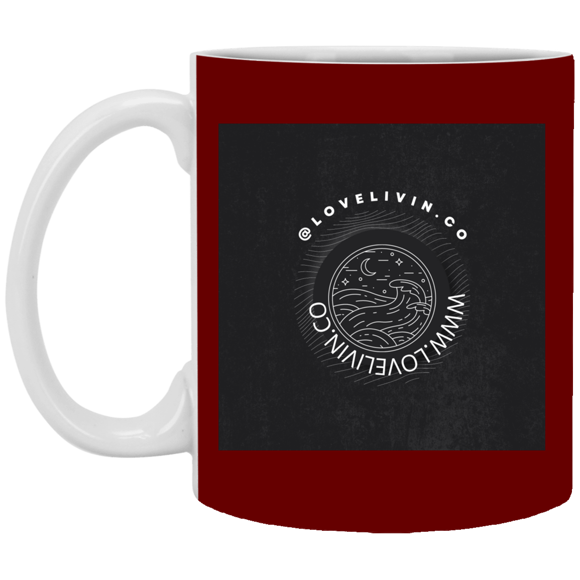 Independence day. LOVELIVIN- 11 oz. White Mug