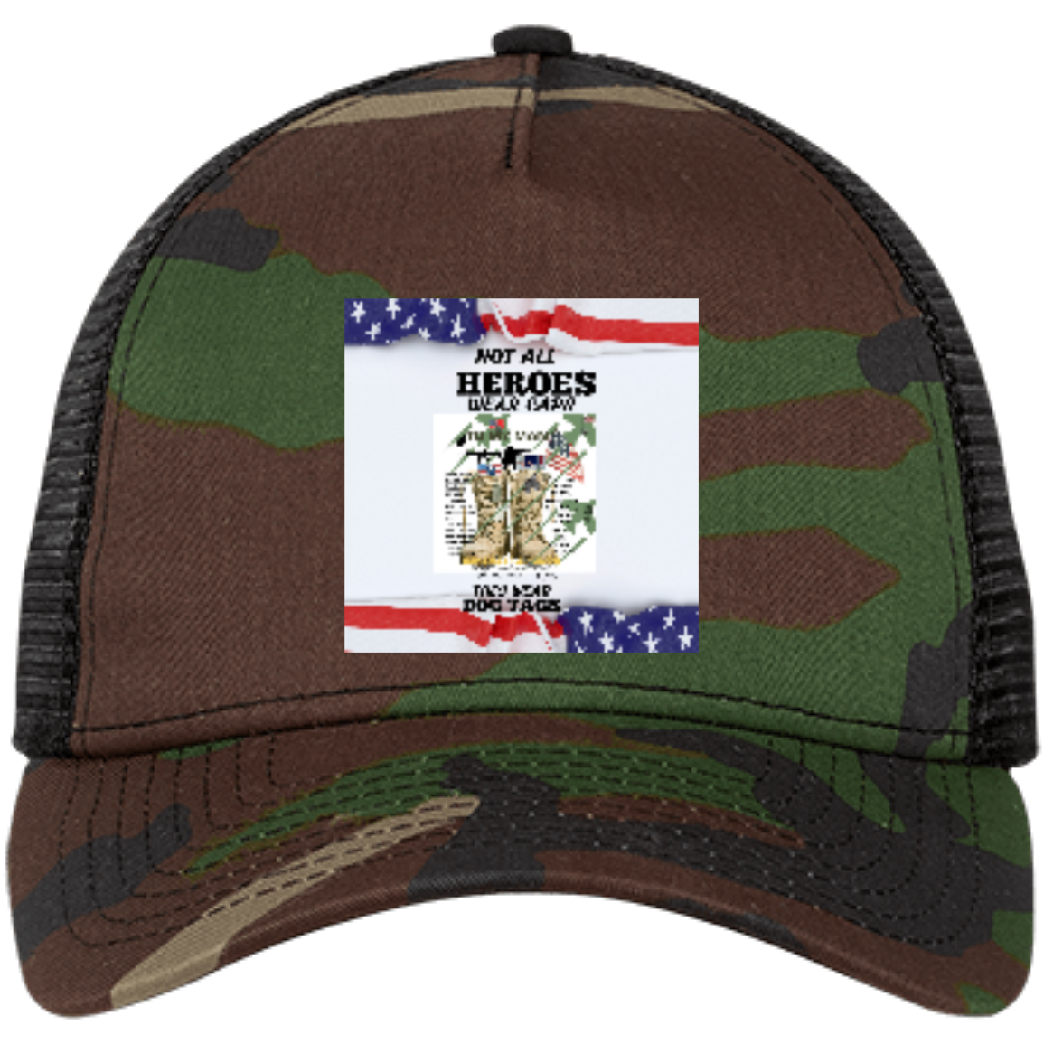 NOT ALL HEROES WEAR HATS- Snapback Trucker Cap