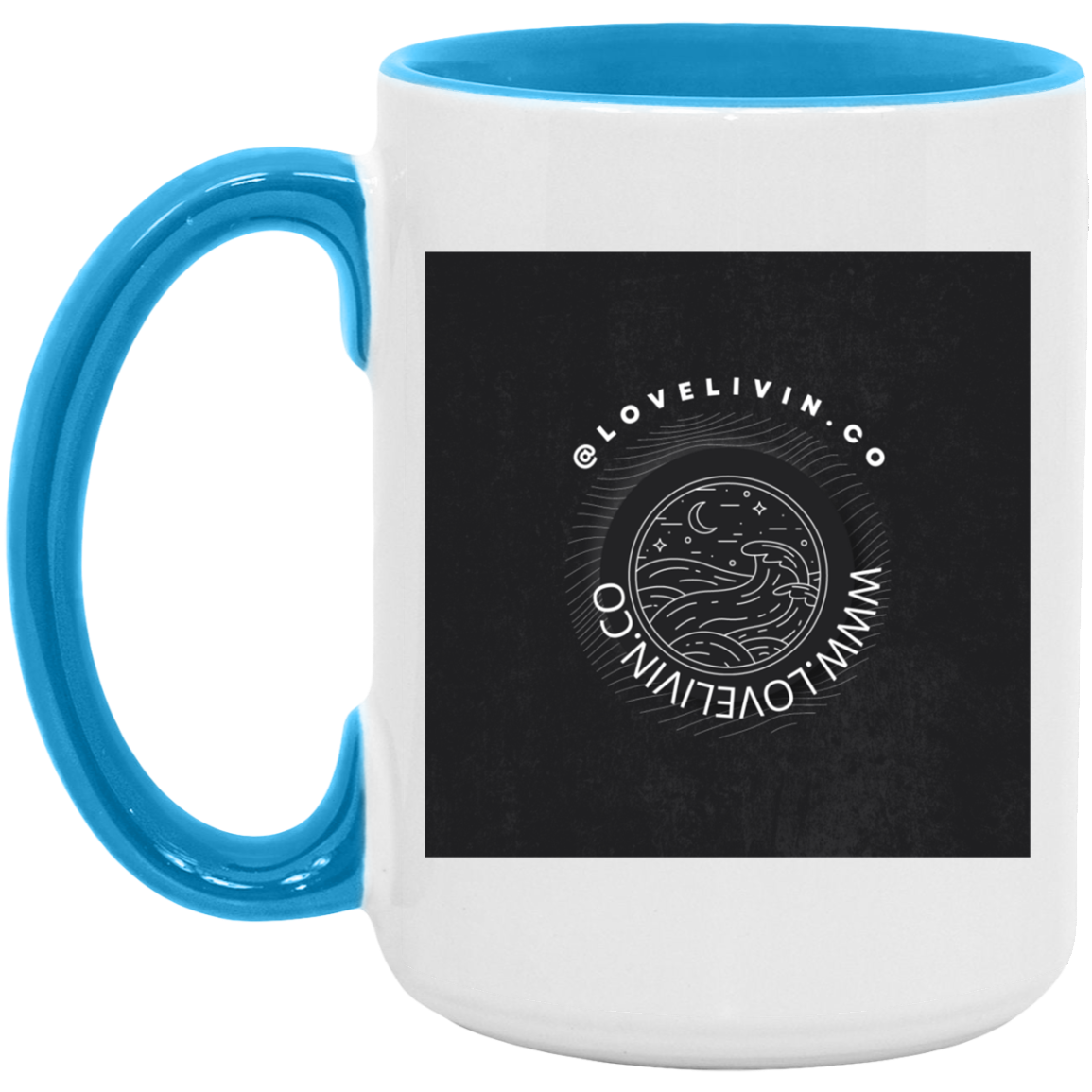 Independence day- LOVELIVIN-15oz. Accent Mug