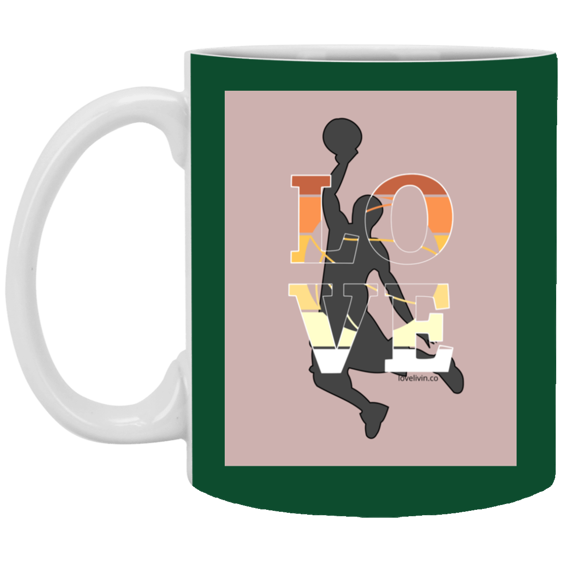 Basketball Lover-11 oz. White Mug
